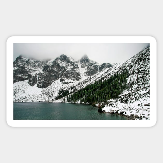 Tatra Mountains II Sticker by incredi